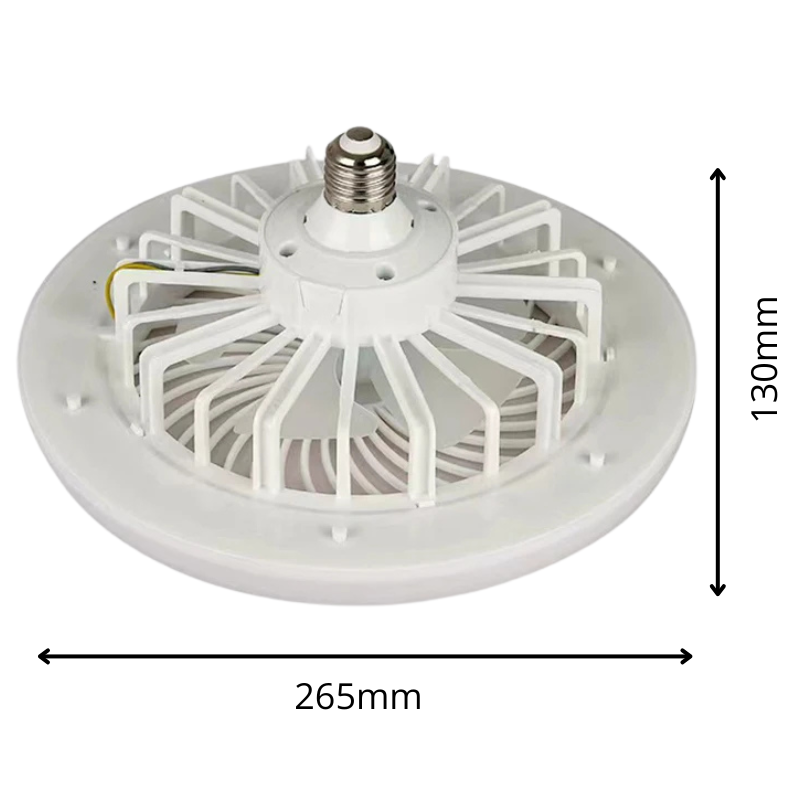 WindLamp - Lâmpada LED com Ventilador e Controle