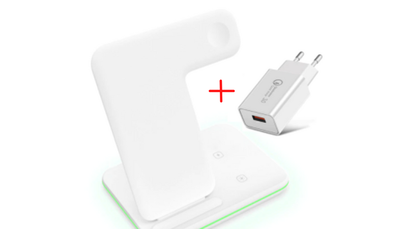 Carregador Smart Hub - Carregador 3 em 1