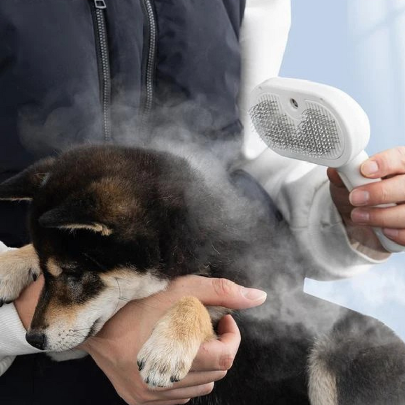 PetSupreme - Escova Eletrônica com Spray para Pets