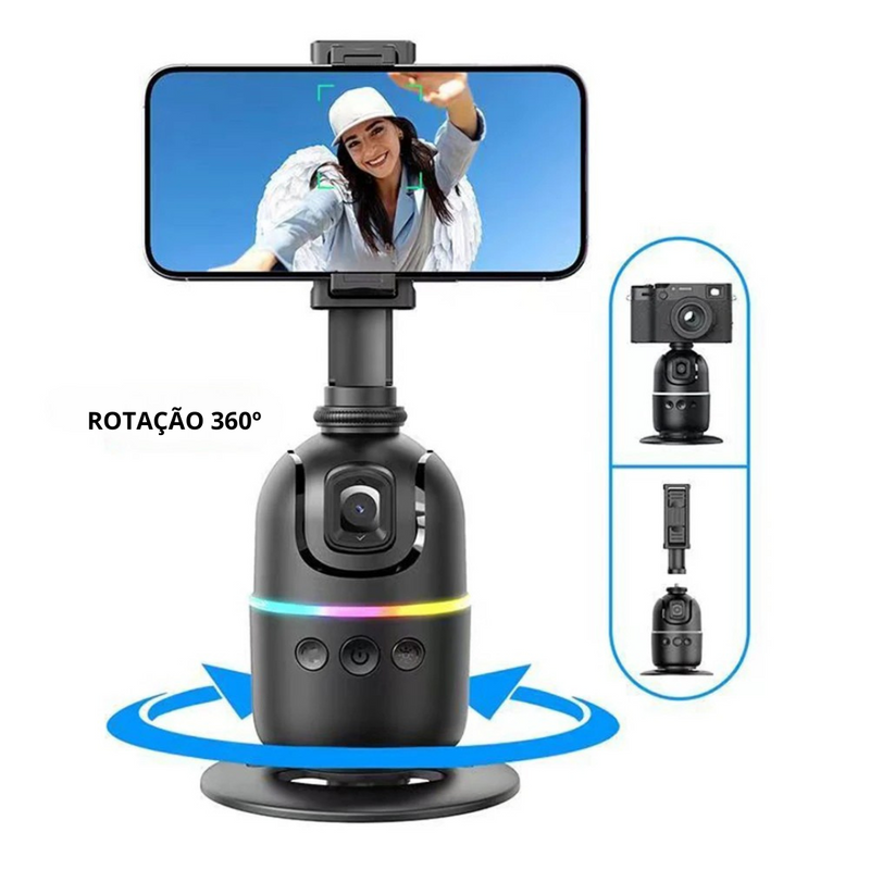 FaceTracker - Tripé de Rastreamento Facial Automático 360º