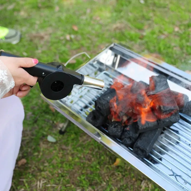 Wind Barbecue - Ventilador de Mão para Churrasqueira