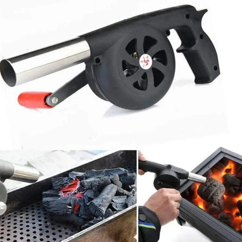 Wind Barbecue - Ventilador de Mão para Churrasqueira